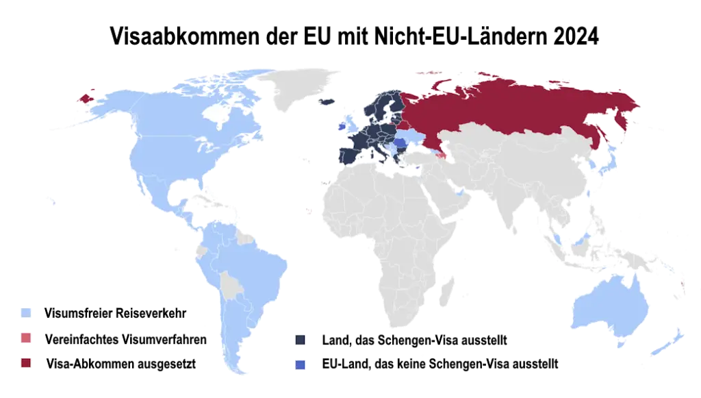 EU Schengen Visaabkommen 2024